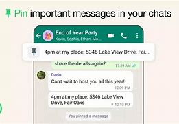 Image result for How to Pin Messages in Chats Whatsapp Group