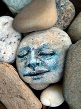 Image result for Pebble Rock Painted Art People
