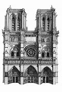 Image result for Notre Dame Drawing Perspective