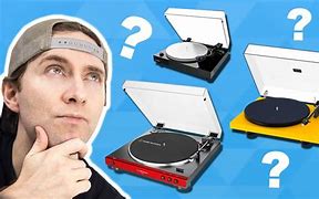 Image result for 3 Speed Basic Analog Record Player Turntable