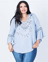 Image result for Plus Size Boho Tops