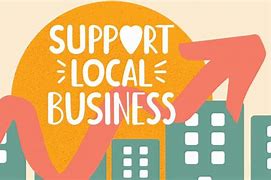 Image result for Support Local Business Black and White