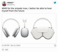 Image result for airpods max memes