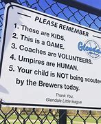 Image result for Baseball Park Rules