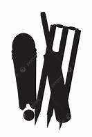 Image result for Cricket Wicket Silhouette SVG