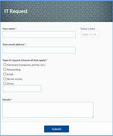 Image result for new.It Server Request Form Template