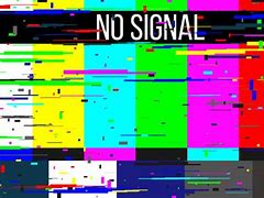 Image result for TV No Signal Blue