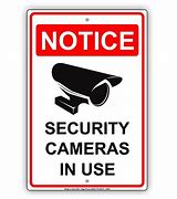 Image result for Security Surveillance Cameras Sign