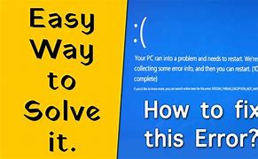 Image result for Computer Ran into a Problem Needs to Restart 4K