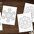 Image result for Snowflake Cut Out Pattern