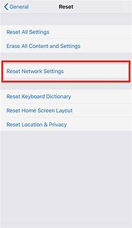 Image result for iPhone Network Page
