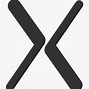 Image result for X Logo Design Black and White