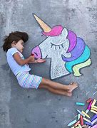Image result for Unicorn Sidewalk Chalk