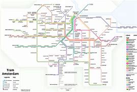 Image result for Amsterdam Tram Map