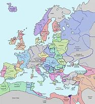 Image result for Map of Europe in 1960
