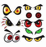 Image result for Scary Eyes Cartoon