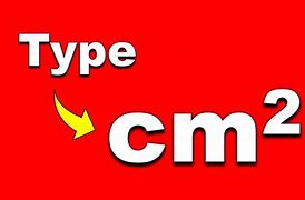 Image result for Cm Squared Symbol