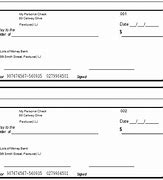 Image result for Editable Blank Check Template