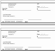 Image result for Free Printable Personal Check