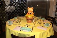 Image result for Pooh Bear Baby Shower Centerpieces