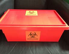 Image result for Biohazard Container with Lid