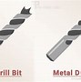 Image result for Metal vs Wood Drill Bit
