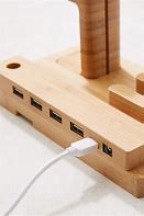 Image result for Multiple Wooden Charging Dock