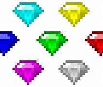 Image result for Sonic Chaos Emeralds Pixel Art