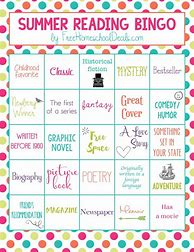 Image result for Reading Bingo Cards