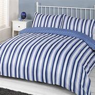 Image result for Blue and White Striped Sheets