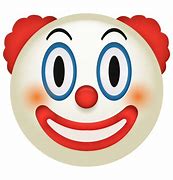 Image result for Scary Clown Face Emoji