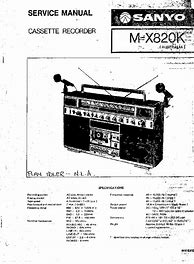 Image result for Sanyo Radio Cassette Recorder