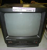 Image result for Old 13-Inch TV with VHS