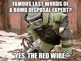 Image result for Bomb Squad Meme