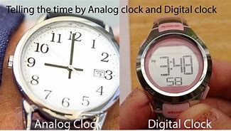 Image result for Digital vs Analog Watch