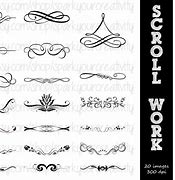 Image result for Scroll Silhouette
