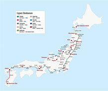 Image result for Bullet Train From Tokyo to Osaka Map