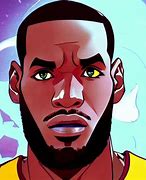 Image result for lebron james anime style