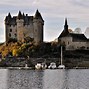 Image result for Castle in Middle of Lake