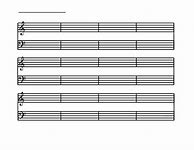 Image result for Piano Sheet Plian