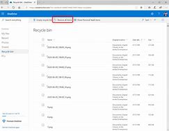 Image result for OneDrive Recycle Bin
