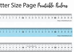 Image result for Letter Size Guide Ruler Inches Tamplate