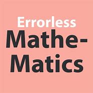 Image result for Errorless Math Black and White