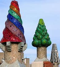 Image result for Antoni Gaudi Chimneys