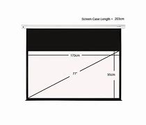 Image result for Projector Screen Dimensions