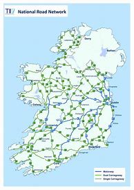 Image result for Ireland Road Map