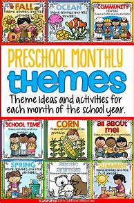 Image result for Preschool Themes by Month
