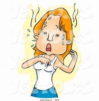 Image result for Cartoon Women Sweating