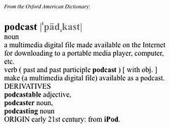 Image result for Podcast Definition