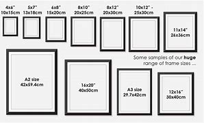 Image result for Standard Wood Frame Sizes